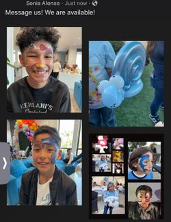 Balloon Artwork Facepaint &more