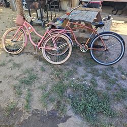 His Hers Beach Cruisers