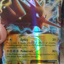 Chinese Pokemon Trading Card Zapdos EX Mint