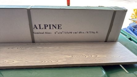 Wood look plank tiles!