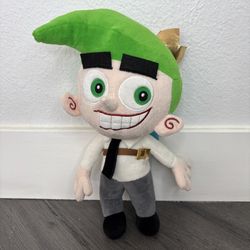 Vintage Nickelodeon The Fairly Odd Parents Cosmo Plush 13”