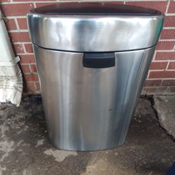 Brabantia Stainless Steel 16 Gallon Trash Can
