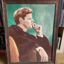 Framed Portrait Of JFK
