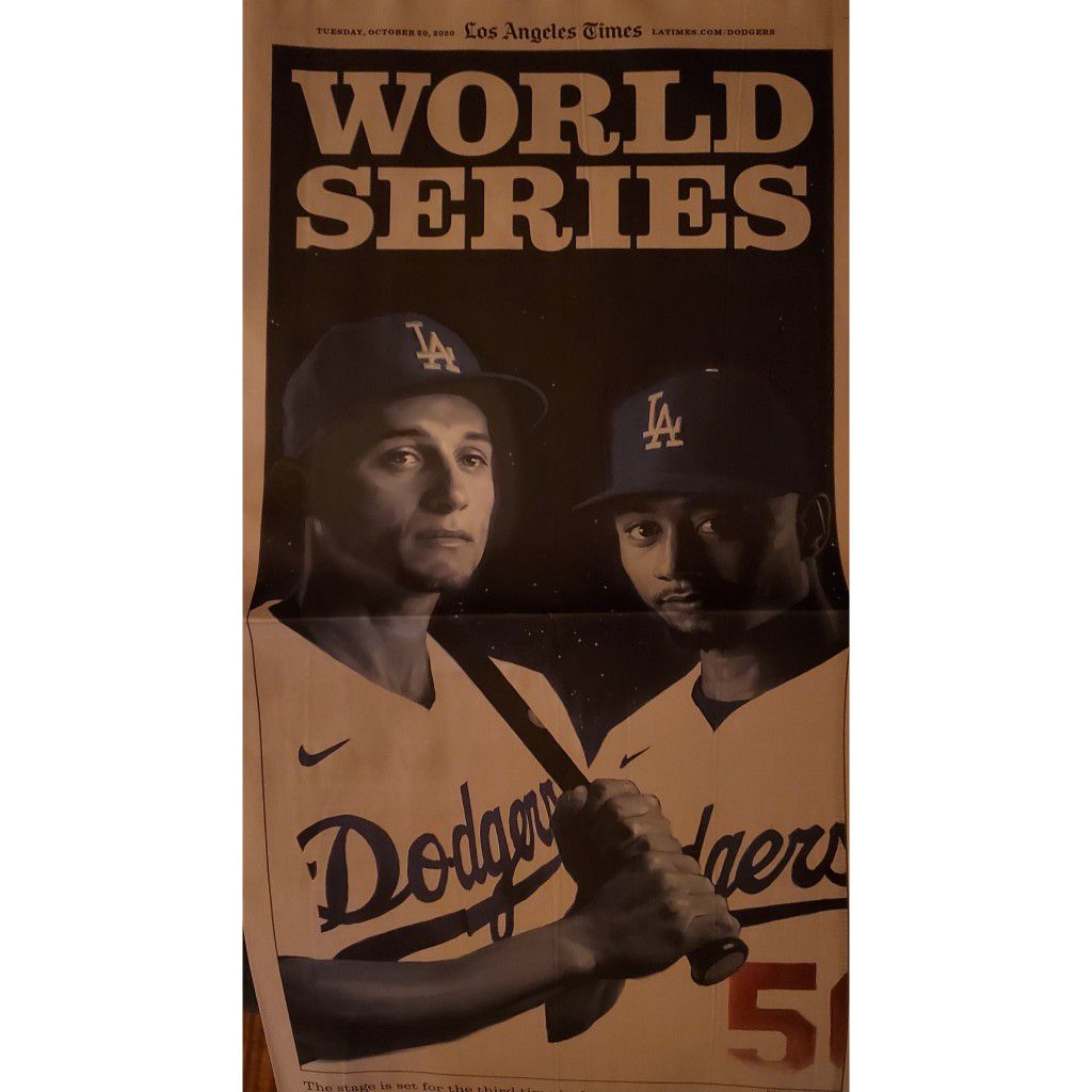 LA Times Dodgers World Series