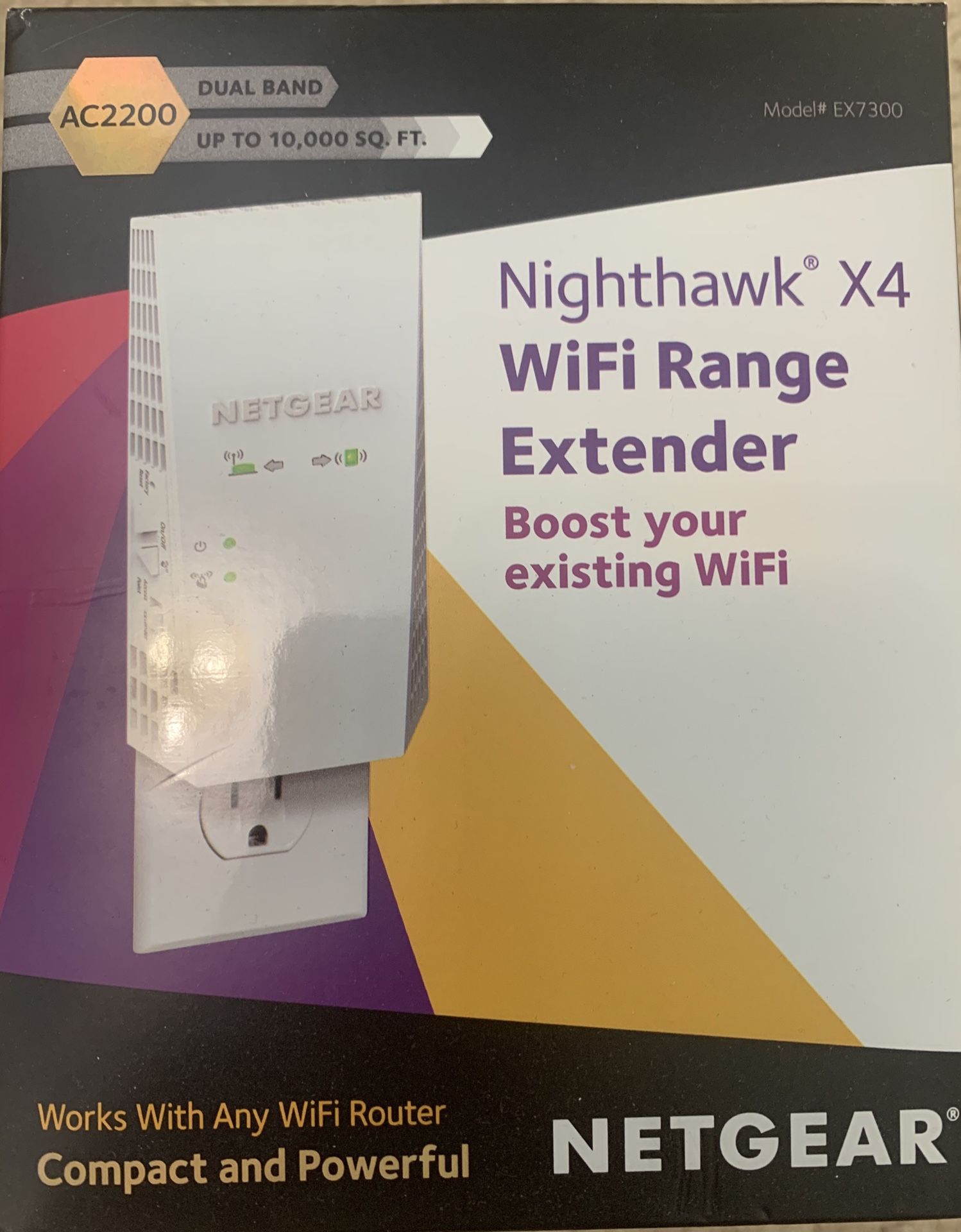 Netgear Nighthawk X4 AC2200 EX7300-100NAS Range Extender