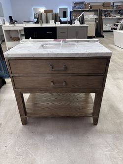 36” Wood Vanity 