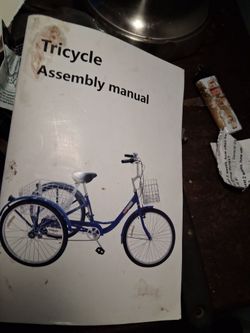 New 3 wheel bike, has to be installed