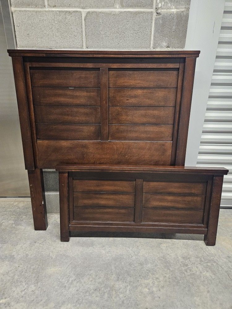 Twin Bed Wood