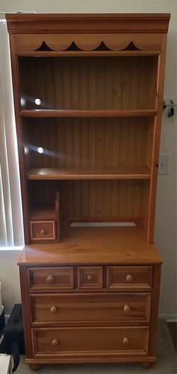 Stanley Young America Solid Wood Bookcase Hutch & Dresser Chest