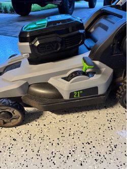 EGO battery push mower Model LM2100