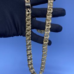 Cadenas De Tejido Chino De 10k Oro Laminado 