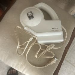 Krups Open Master Electric Can Opener Bladeless Model 404 White Tested and Works