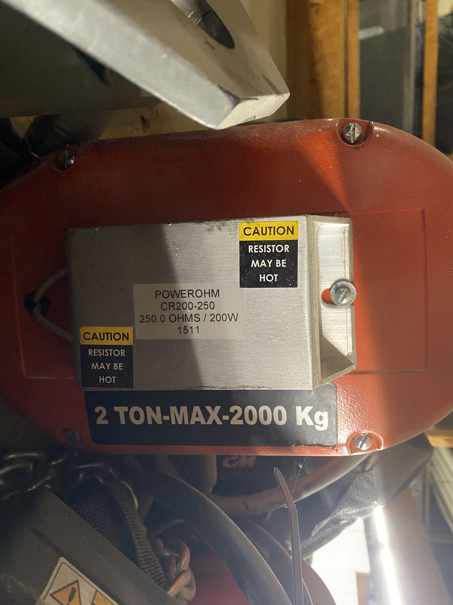 CM 2 ton Electric Chain Hoists CR 200-250