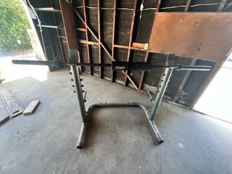 Bench Press Rack and Bar