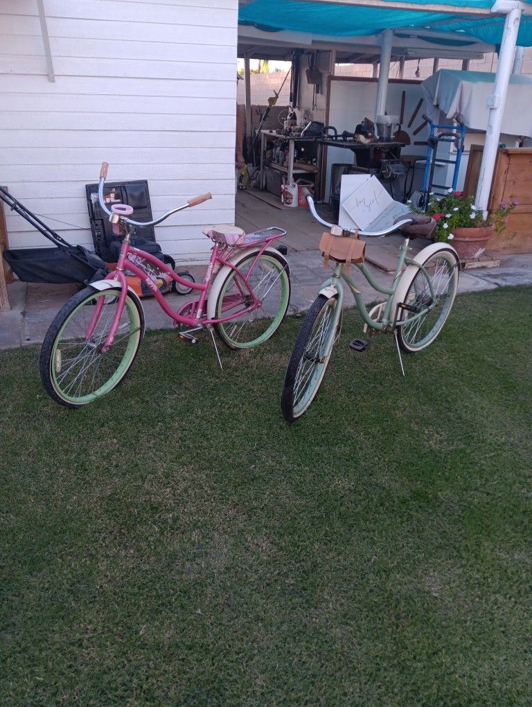 2 Beach Cruisers In Good Condition