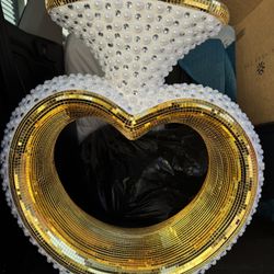Heart Decor Centerpiece Located In Charlotte