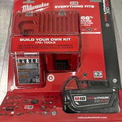 Milwaukee battery and charger