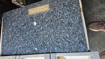 NEW 37" Natural Granite Bathroom Vanity Top for Vessel Sink– Fits 36" Cabinet