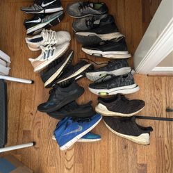 adidas nike yeezy flyknit runners comfort sz 10-12