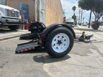 Heavy Duty Tow Dolly, Tilt Down Ramps