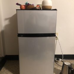 Silver Mini Fridge 