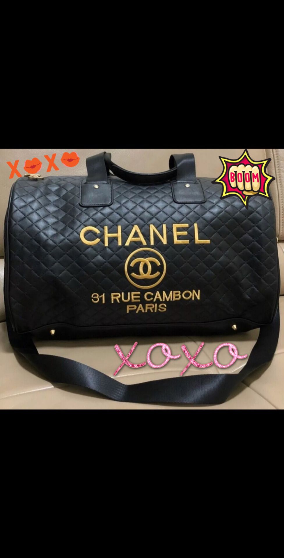 **AUTHENTIC Chanel VIP Precision gift Duffel Cambon Quilted