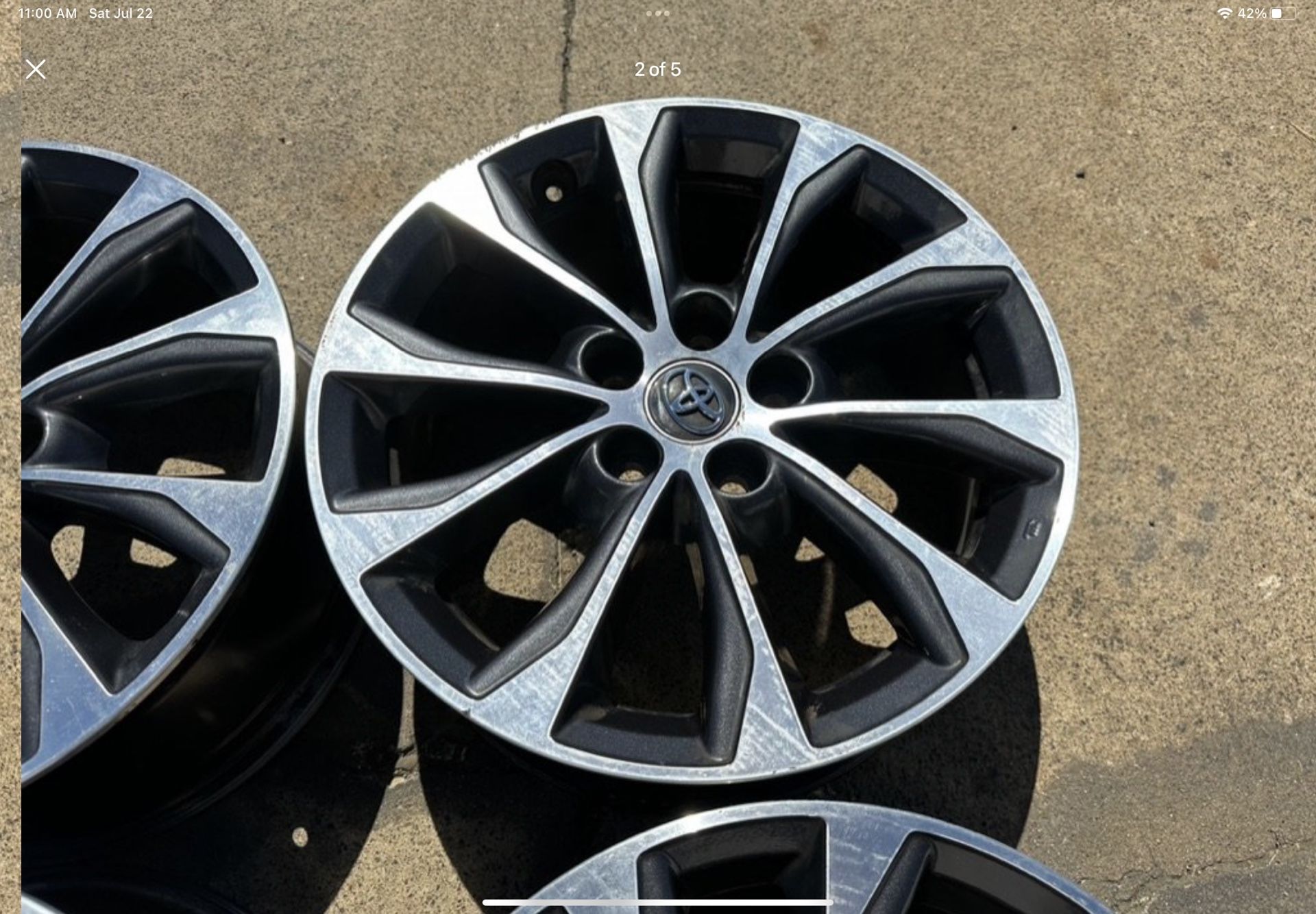 17" 2018 Toyota Avalon Wheels Camry Sienna