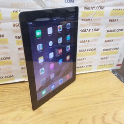 Apple iPad 4th Generation 16GB, Wi-Fi, 9.7" - Black (MD510LL/A) Good Shape (D1052)

