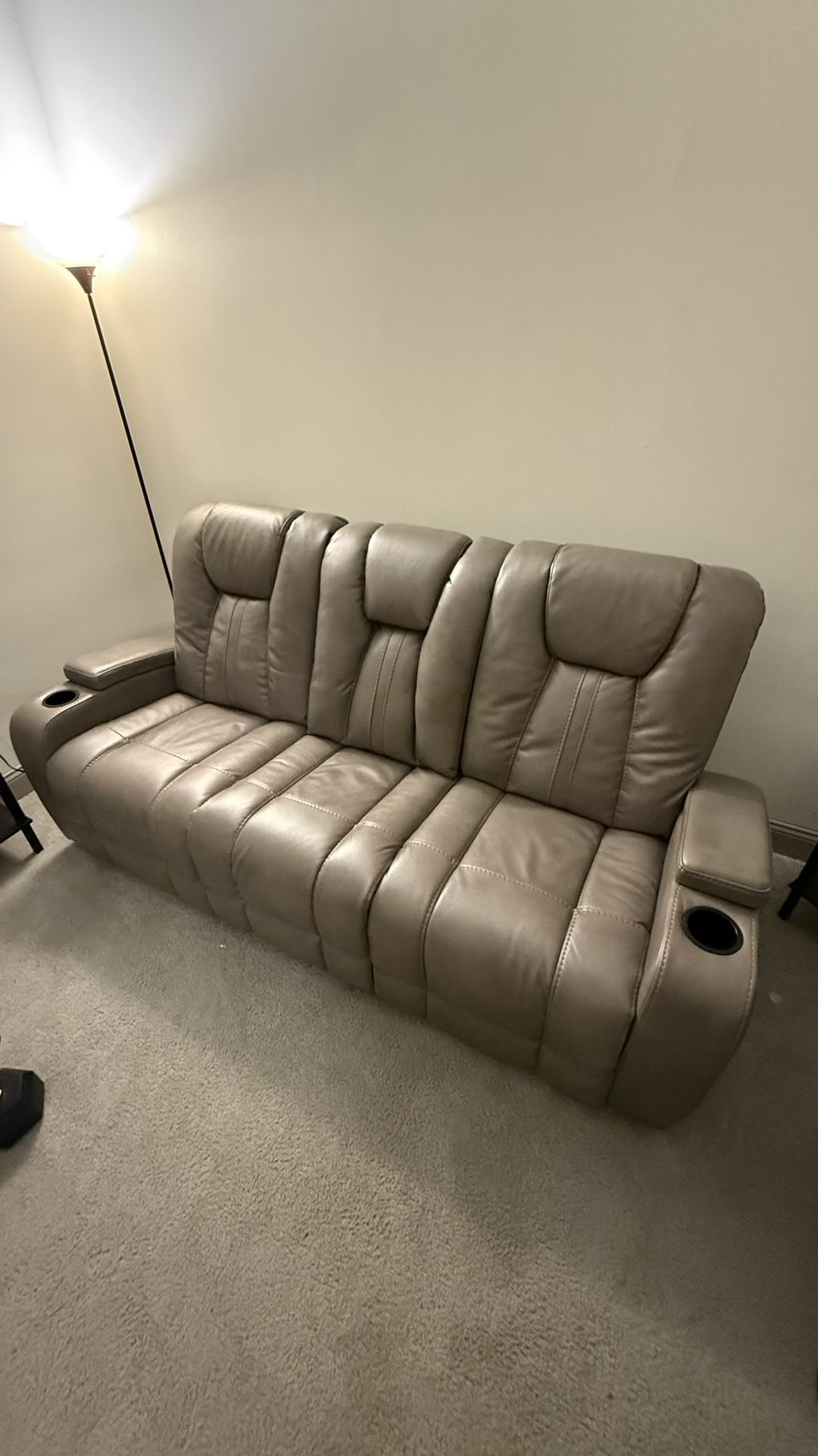Reclining Sofa (Jamestown mushroom sofa)