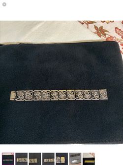 Vintage Roses Bracelet sterling