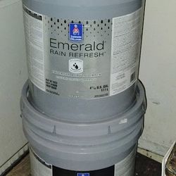 Sherwin-Williams Exterior Emerald Rain Refresh Paint