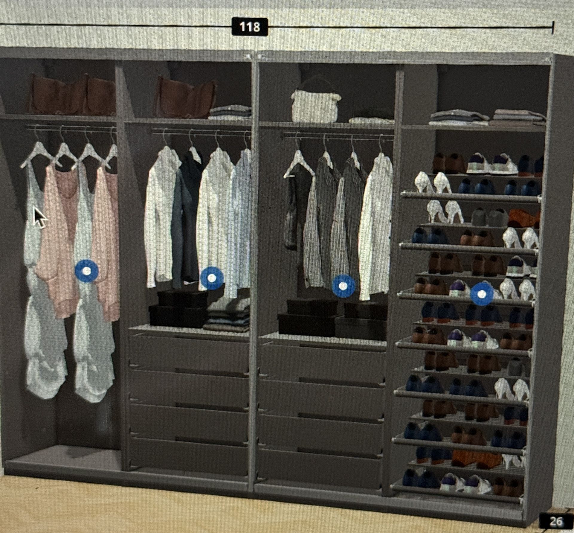 BRAND NEW IKEA PAX CLOSET SYSTEM IN BOX