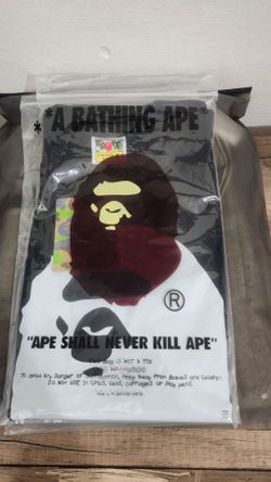 Bape tee black and white