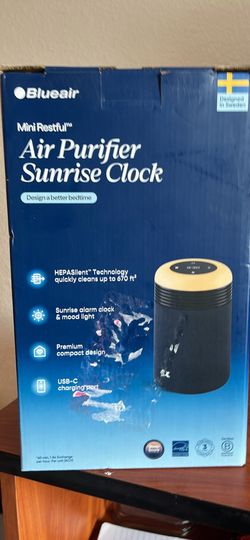 AIR PURIFIER w/ SUNRISE CLOCK