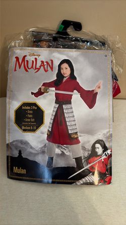 Disney Mulan Girls Costume - Size Medium 8-10