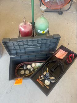 Acetylene Torch kit with tanks