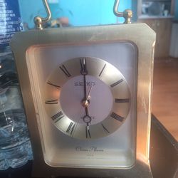 Seiko Brass Clock for Sale in Greenville, SC - OfferUp