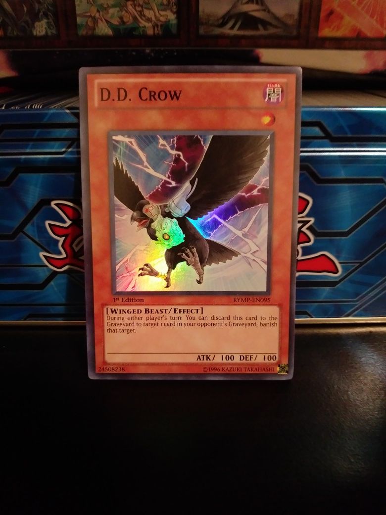 YUGIOH D.D. CROW SUPER RARE MINT CONDITION!!!