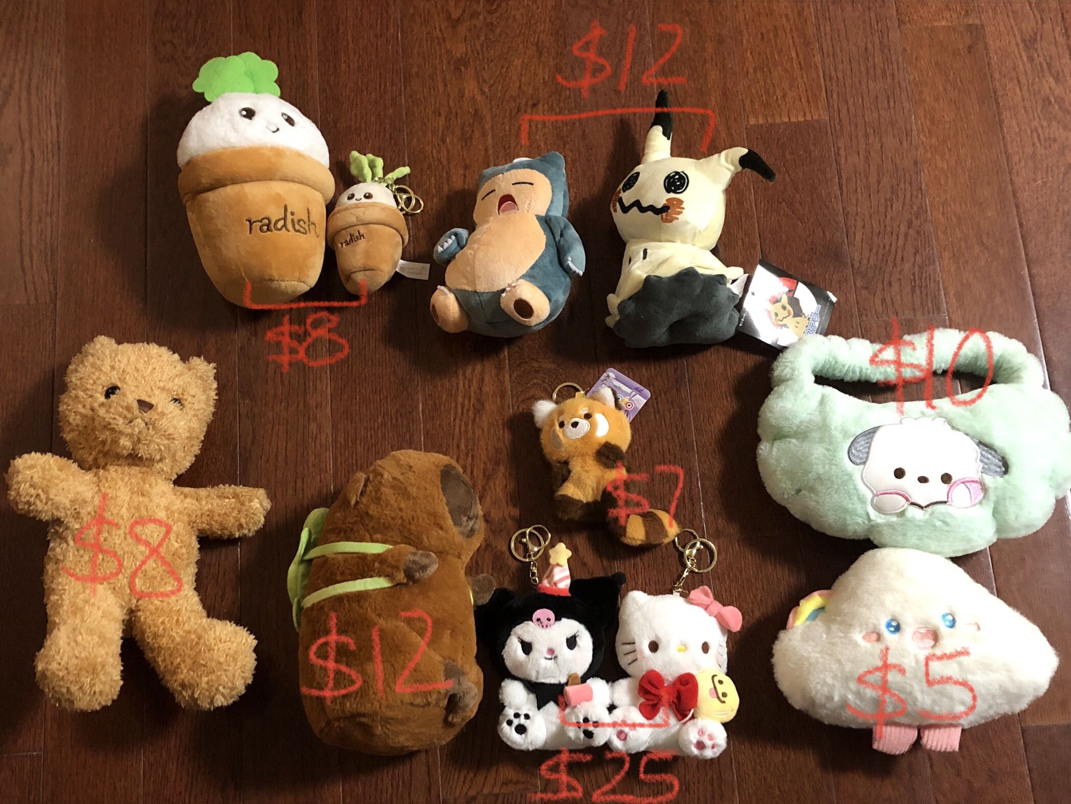 Claw Machine Plushies And Bags!! BRAND NEW