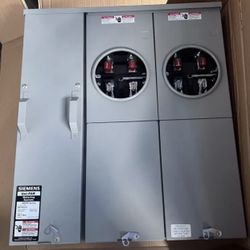 Brand New Siemens WEPK2211 200 AMP 2-Gang UNI-PAK Meter Socket USERC compliant