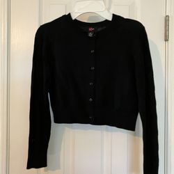Girls IZ byer Cropped Cardigan, Sz M