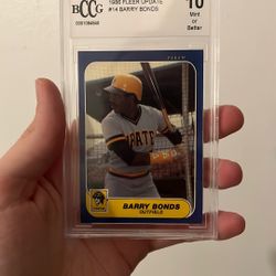 1986 Fleer Update U-14 Barry Bonds