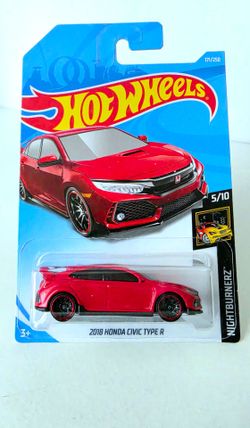 Hot Wheels 2018 Honda Civic Type R Red