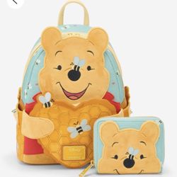 Loungefly Disney Winnie The Pooh Backpack And Wallet 