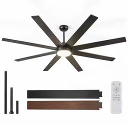 65 in. Indoor/Outdoor 6-Speeds Ceiling Fan