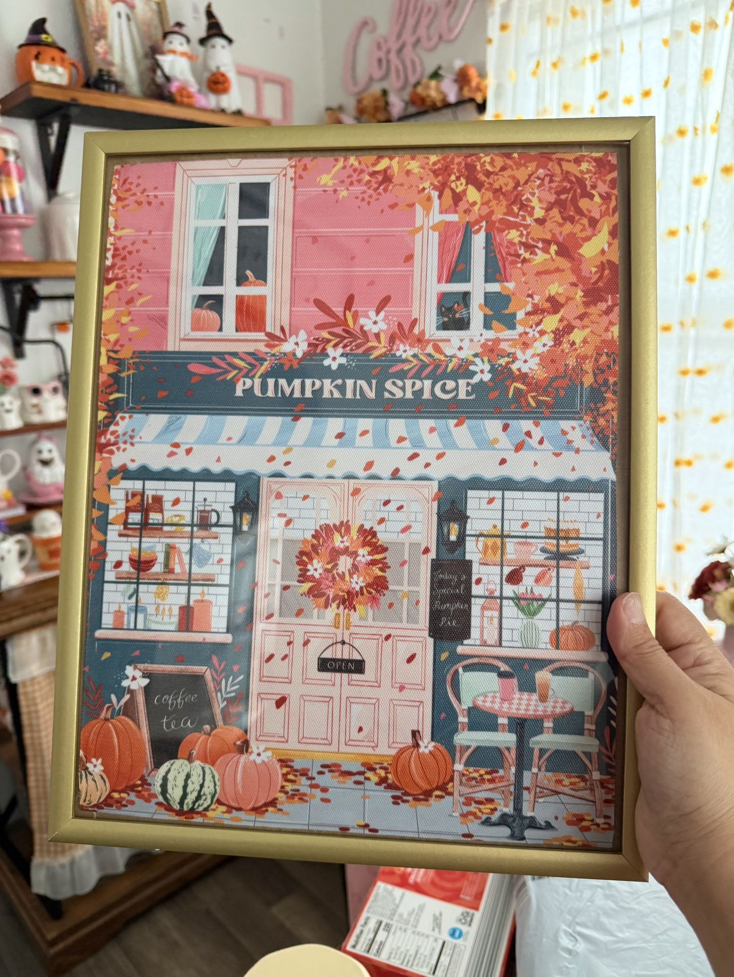 Pumpkin Spice Cafe Sign