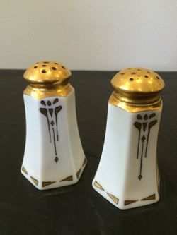 Royal Austria China salt-and-pepper shakers
