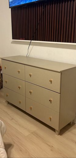 Beige Dresser
