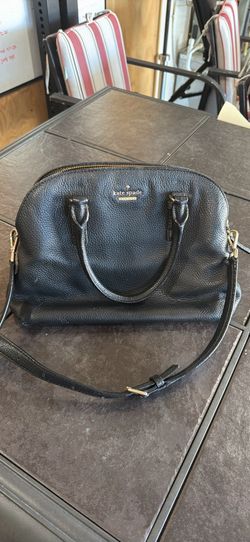 Kate Spade Black Leather Satchel