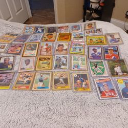40 HOF All Rookie Baseball Cards